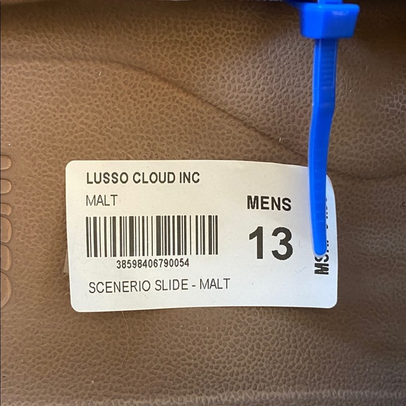 Lusso Cloud brown rubber sandals men’s size various main image 5